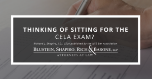 Thinking of Sitting for the CELA Exam?