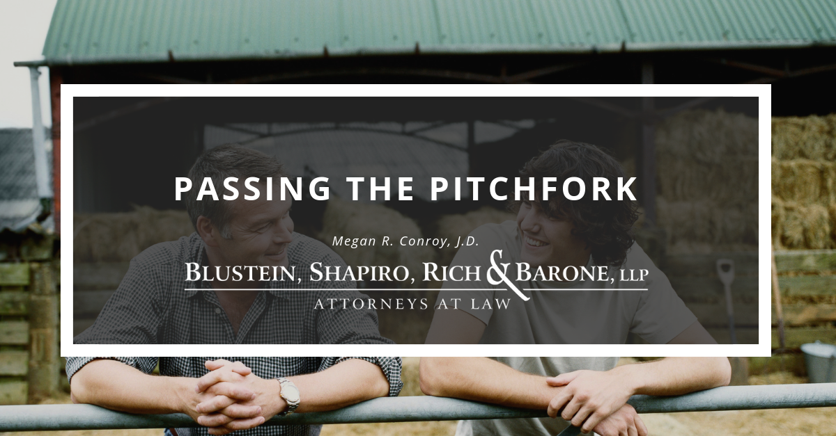 Passing The Pitchfork