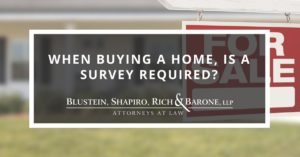 When Buying A Home: Is A Survey Required?