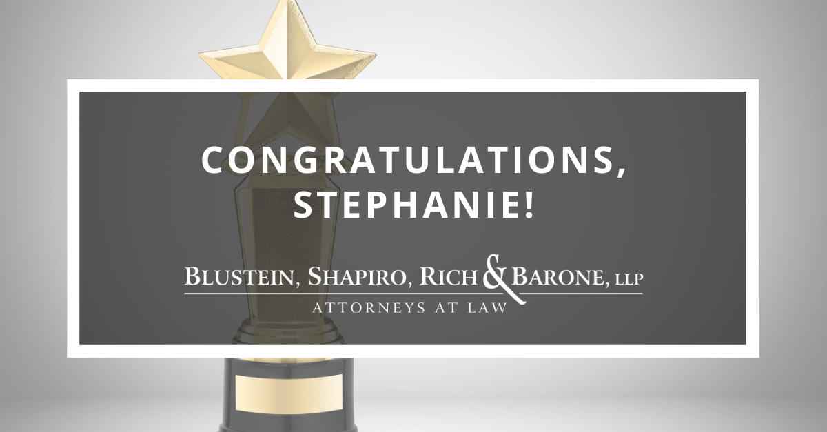 Congratulations Stephanie!